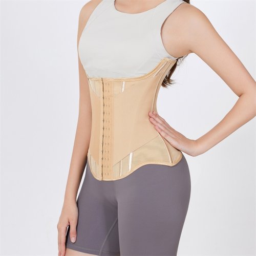 Imagen de MiiOW-corsé de entrenamiento de cintura en forma de U para mujer, moldeadores abotonados, entrenador...
