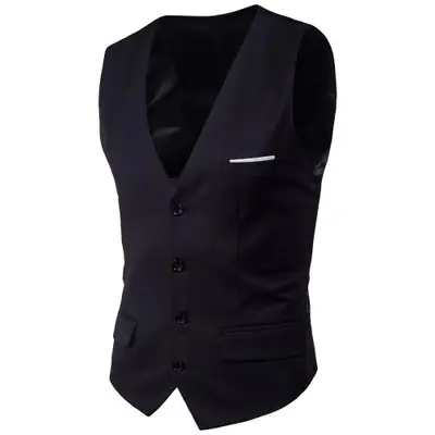 Gilet Homme Élégant - Costume Formel & Décontracté
