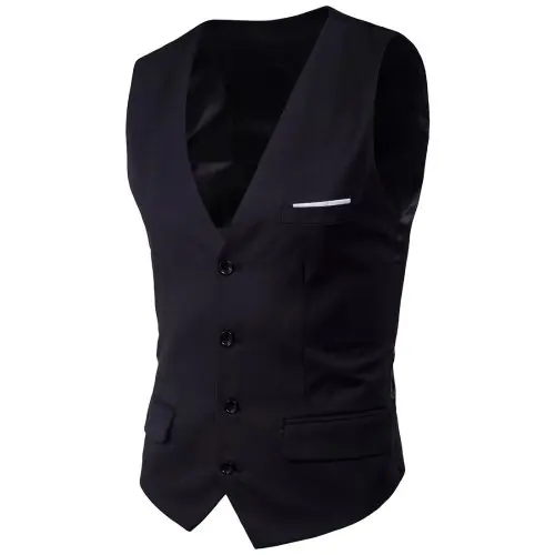 Image de Gilet Homme Élégant - Costume Formel & Décontracté