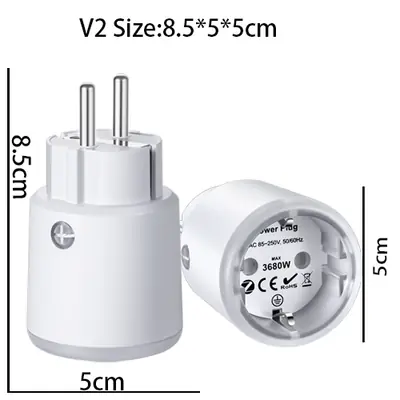 Image de Prise Intelligente Zigbee 3680W - Contrôle à Distance & Surveillance Énergie