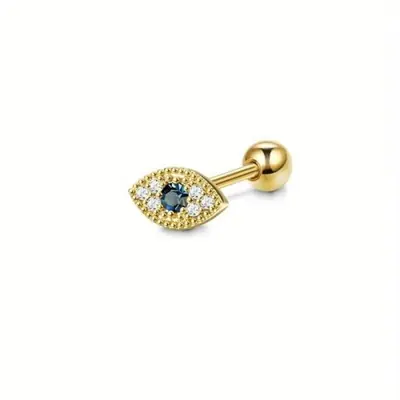 Image de Boucles d'oreilles Cartilage Acier Inoxydable 16G - Coeur Papillon