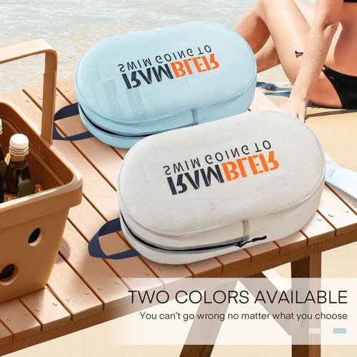 Bild von Wasserdichte Trocken-Nass-Trenntasche mit großem Fassungsvermögen – Transparente Sporttasche für Schwimmbad, Fitnessstudio und Freizeit