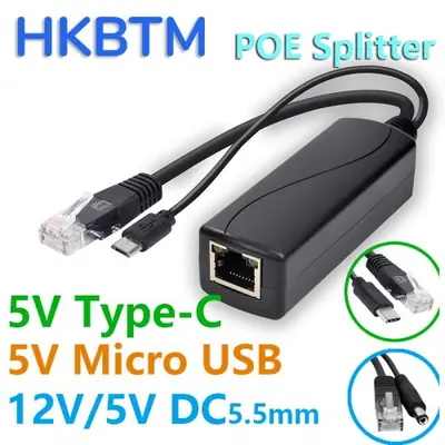 Convertisseur 48V à 5V/12V - Alimentation Multi-Ports pour Raspberry Pi & Hikvision