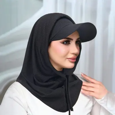 Image de Hijab Cyclisme Unisexe - Ensemble Complet pour Femmes Actives