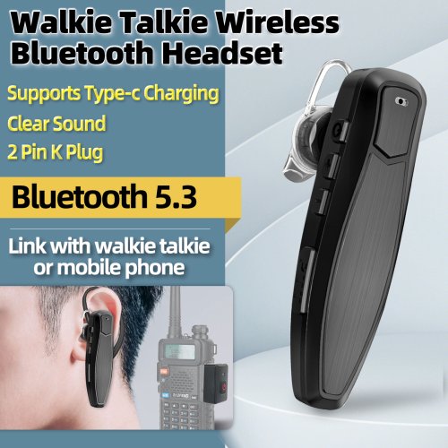 Image de Casque Bluetooth Talkie-Walkie Sans Fil avec PTT