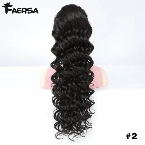 Image de Queue de Cheval Synthétique 24" Afro Bouclé - Clip & Cordon