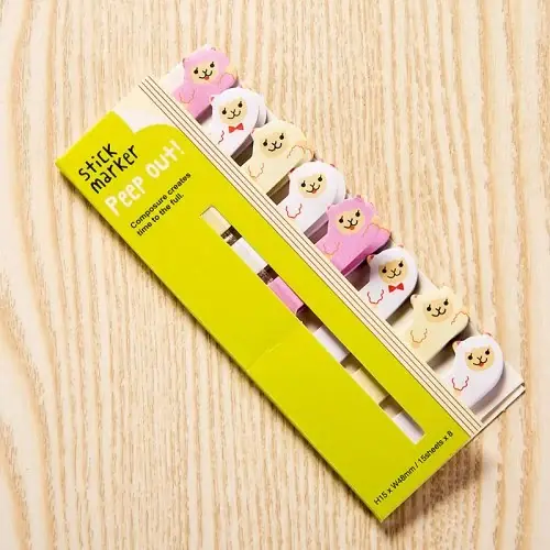 Image de Stickers Kawaii Animaux - Papeterie Mignonne pour Étudiants