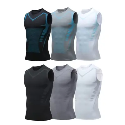 Image de Débardeur de Compression Homme - Séchage Rapide & Performance