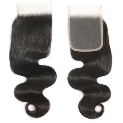 Image de Perruque Dentelle Suisse 4x4 - Cheveux Humains Remy Naturels