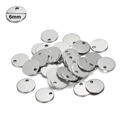 Image de Pendentifs Coeur en Acier Inoxydable - Lot de 100 pcs