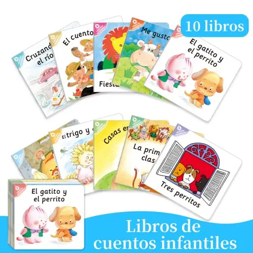 Image de 10 Livres d'Histories Espagnoles pour Enfants - Apprentissage Précoce