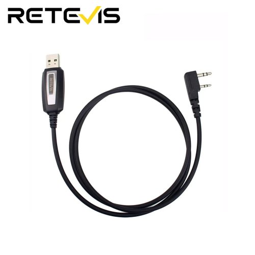 Image de Câble USB 2 Broches pour Talkie-Walkie UV-5R, UV-82, RT22, H777