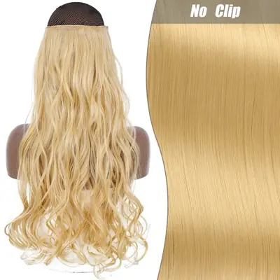 Image de Extensions de Cheveux Longues & Naturelles - Blonde & Noir