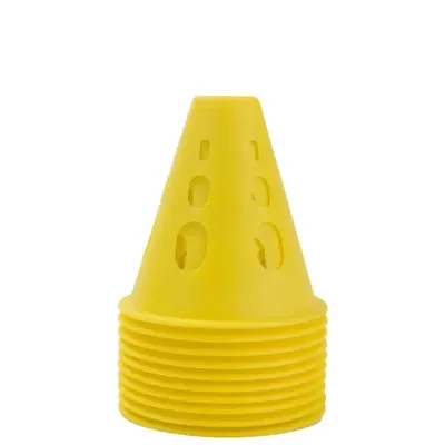 Image de Cônes d'entraînement robustes pour football - Lot de 10