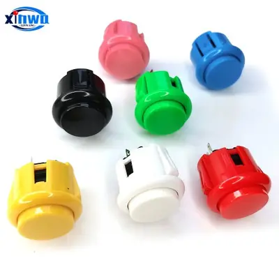 Image de Boutons Poussoir Arcade 30mm & 24mm - Kit de 10 Pièces pour DIY
