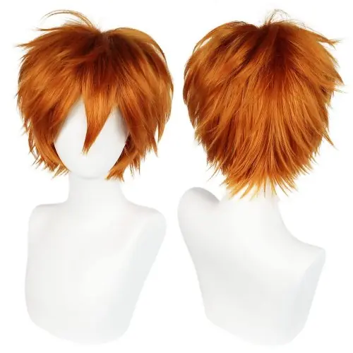 Image de Perruque Cosplay Verte Menthe Courte & Lisse