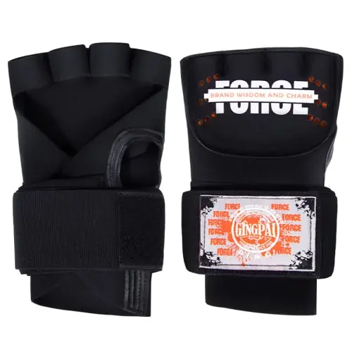Image de Gants de Boxe Demi-Doigt Gel - Protection Optimale pour MMA, Muay Thai & Taekwondo