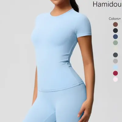 Image de T-Shirt de Sport Femme Respirant & Élastique