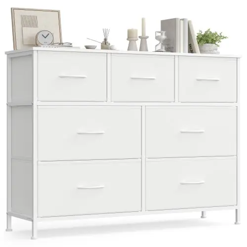 Image de Commode 7 Tiroirs - Rangement Élégant & Pratique