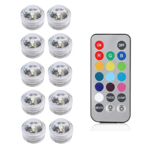 10 lámparas 1 controlador
