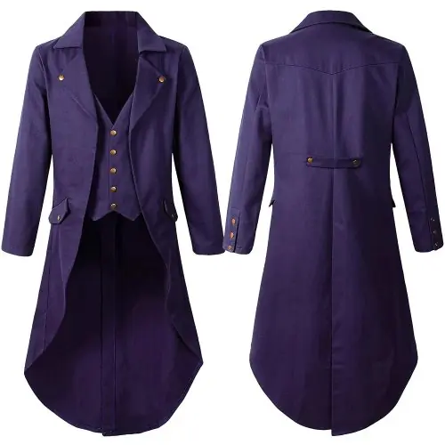 Image de Veste Steampunk Médiévale Homme - Costume Victorien élégant
