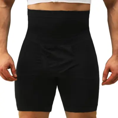 Image de Short de Compression Homme - Modelage du Ventre & Soutien Abdominal