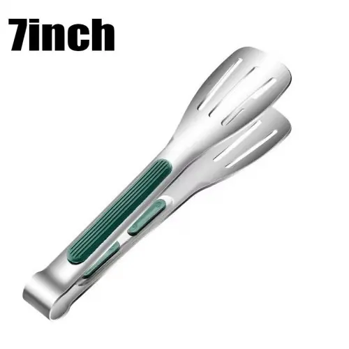 Image de Pince Alimentaire Inox Antidérapante - Idéale pour Barbecue et Cuisine