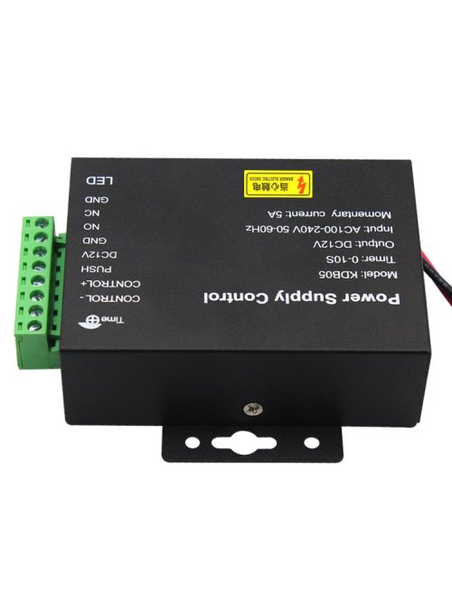 Imagen de Fuente de Alimentación para Control de Acceso con RFID y Lectura de Huellas Dactilares, Adaptador DC 12V 5A, Compatible con Sistemas de Seguridad Electrónica