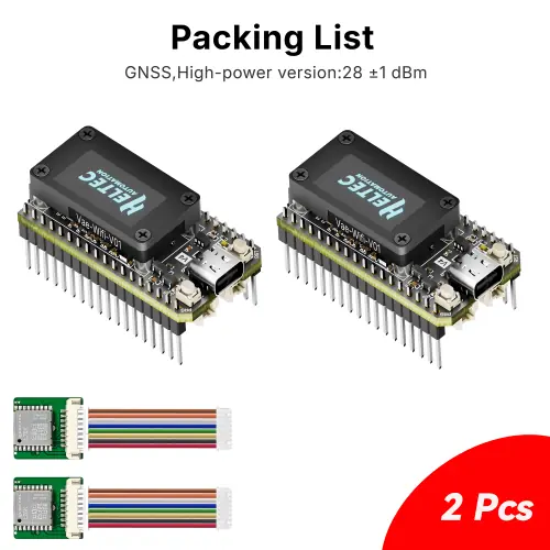 2Pcs avec GPS