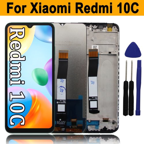 Image of Xiaomi Redmi 10C LCD Display with Touch Screen Digitizer Assembly and Frame – Full Replacement Kit for Crystal-Clear Visuals