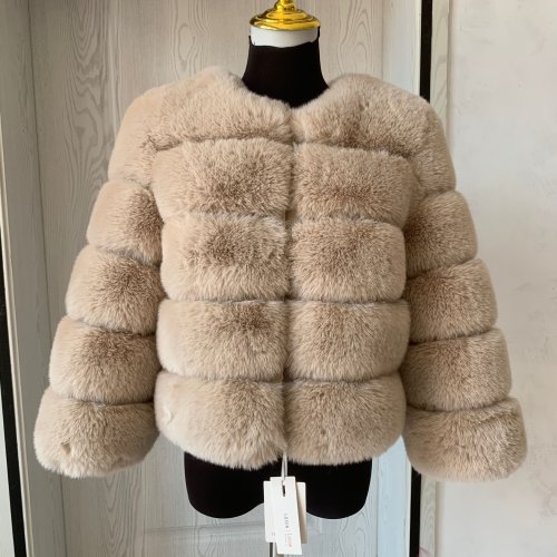 Image de Manteau Fausse Fourrure Femme - Chaud & Élégant