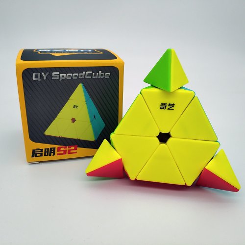 Afbeelding van Qiyi Qiming Piramide 3x3 Magische Kubus – Professionele S2 en S3 Speedcube voor Kinderen en V grown-ups, Hoge Snelheid Puzzel Speelgoed