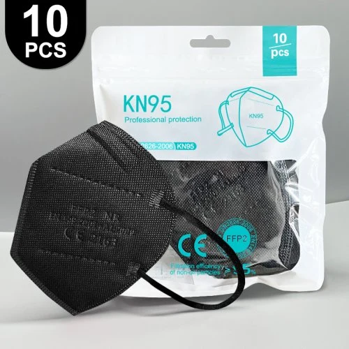 Kn95-zwart-10pcs