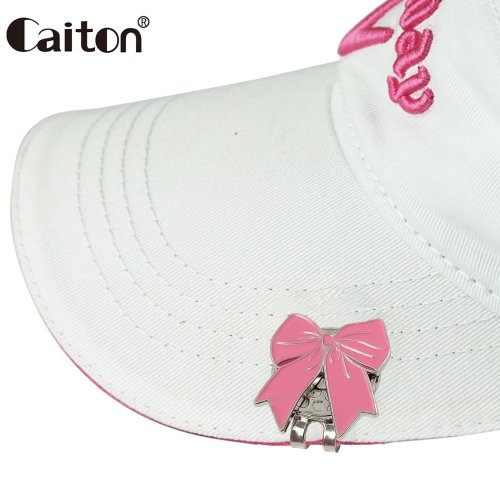 Imagen de Clip para Sombrero de Golf con Cinta Rosa y Marcador de Bola Magnético – Accesorio Lindo y Práctico para Mujeres que Practican o Juegan al Golf