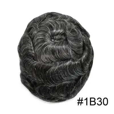 Image de Prothèse capillaire homme dentelle suisse cheveux naturels