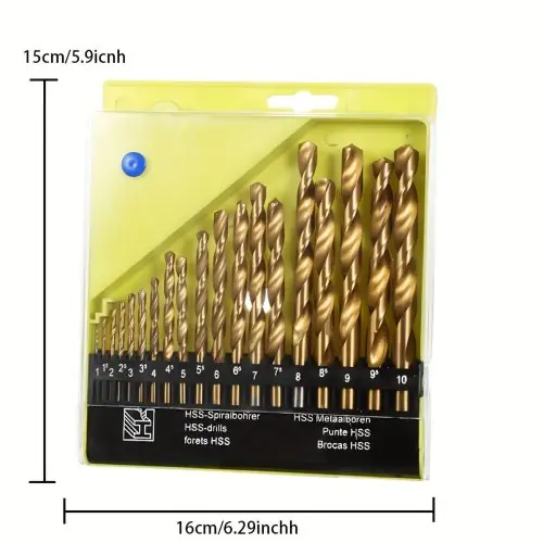 Image de Jeu de Forets Cobalt M35 19 Pièces 1-10mm