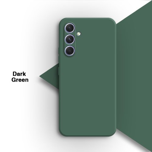 Image of Original Silicone Case for Samsung Galaxy A73 A72 A71 A70 A55 A54 A53 A52 A52S A51 A50 5G Matte Basic Shockproof Soft Back Cover