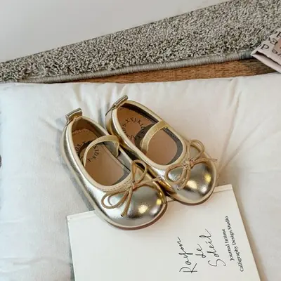 Image de Chaussures Princesse En Cuir pour Filles - Printemps & Automne