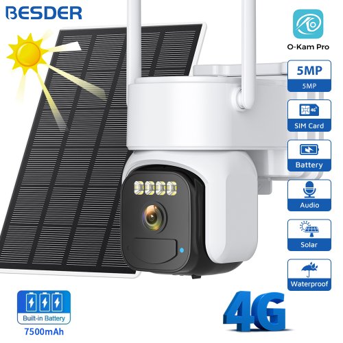 Bild von Solar-Kamera mit 4G & Menschenerkennung – Sicherheit ohne Kabel