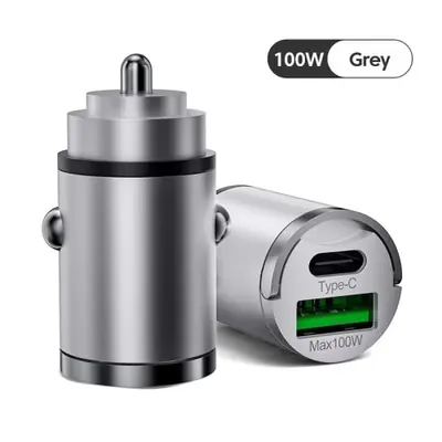 Chargeur Voiture USB 100W Rapide - QC 3.0 & PD Type-C