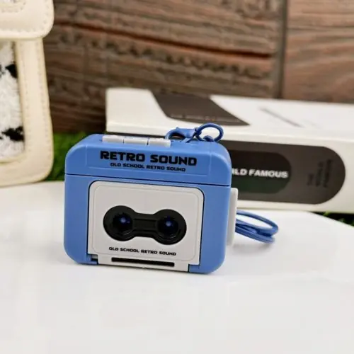 Image de Mini Magnétophone Porte-Clés - Enregistreur Rétro & Boîte à Musique