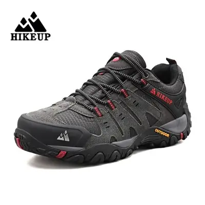 Image de HikeUp - Chaussures de Randonnée Homme en Cuir Suédé