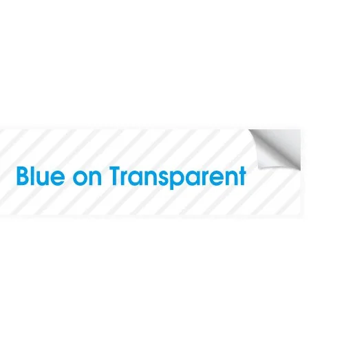 Blau auf klar