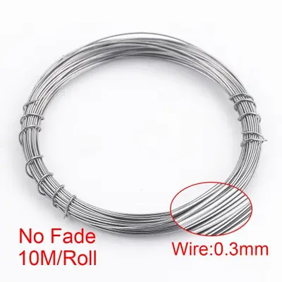 Image de Fil Acier Inoxydable 10m - Idéal pour la Création de Bijoux