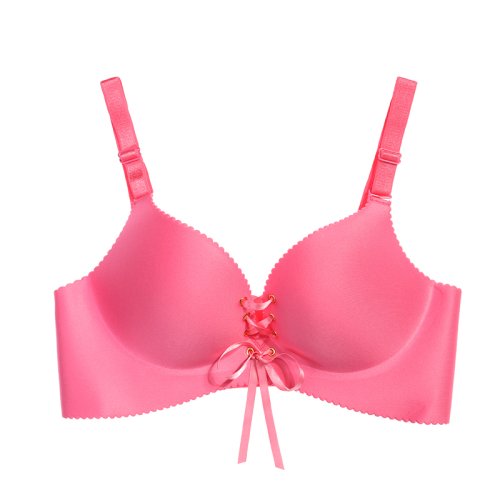 Image of Elegant Seamless Push-Up Bra for Women – Wireless Cotton Bralette with Fashionable Lift and Comfortable Fit