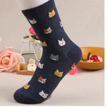 Image de Chaussettes Kawaii Chat Harajuku - Style Japonais Mignon