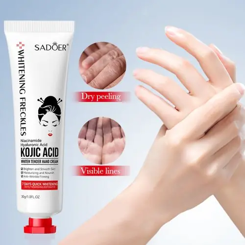 Image de Crème Mains Hydratante & Éclaircissante à l'Acide Kojique