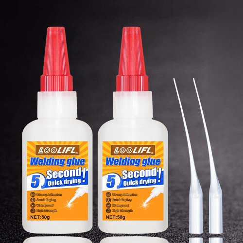 Afbeelding van Sterke Superlijm 50g - Universele Snelle Lijm voor Keramiek, Kunststof, Metaal, Hout en Schoenen - Handgemaakt met Onmiddellijke Vasthouding