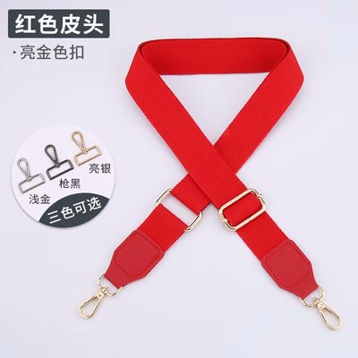Afbeelding van Nylon schoudertasriem Brede reservetasriem Pure kleur Nylon messengertasaccessoires voor dames Tasriemen