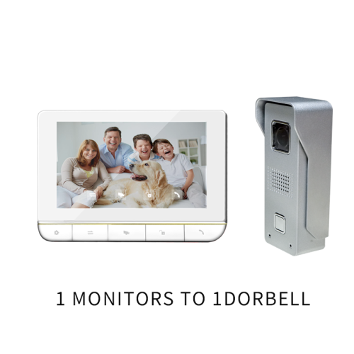 Image de Interphone Vidéo 7 Pouces - Sécurité HD pour Appartement